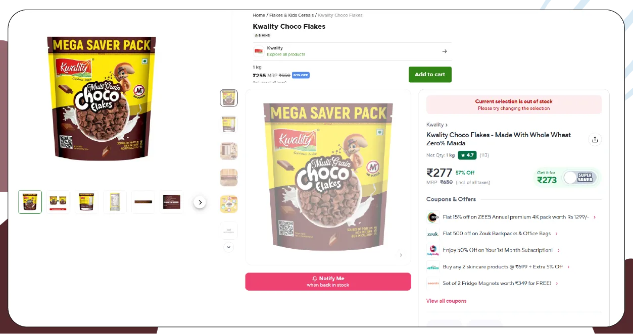 Cross-Platform Price Intelligence Blinkit vs. Zepto